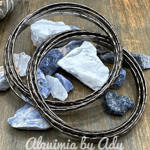 Multi stones colorful lapis and coral and jasper adjustable wire bangle - Picture 1 of 2